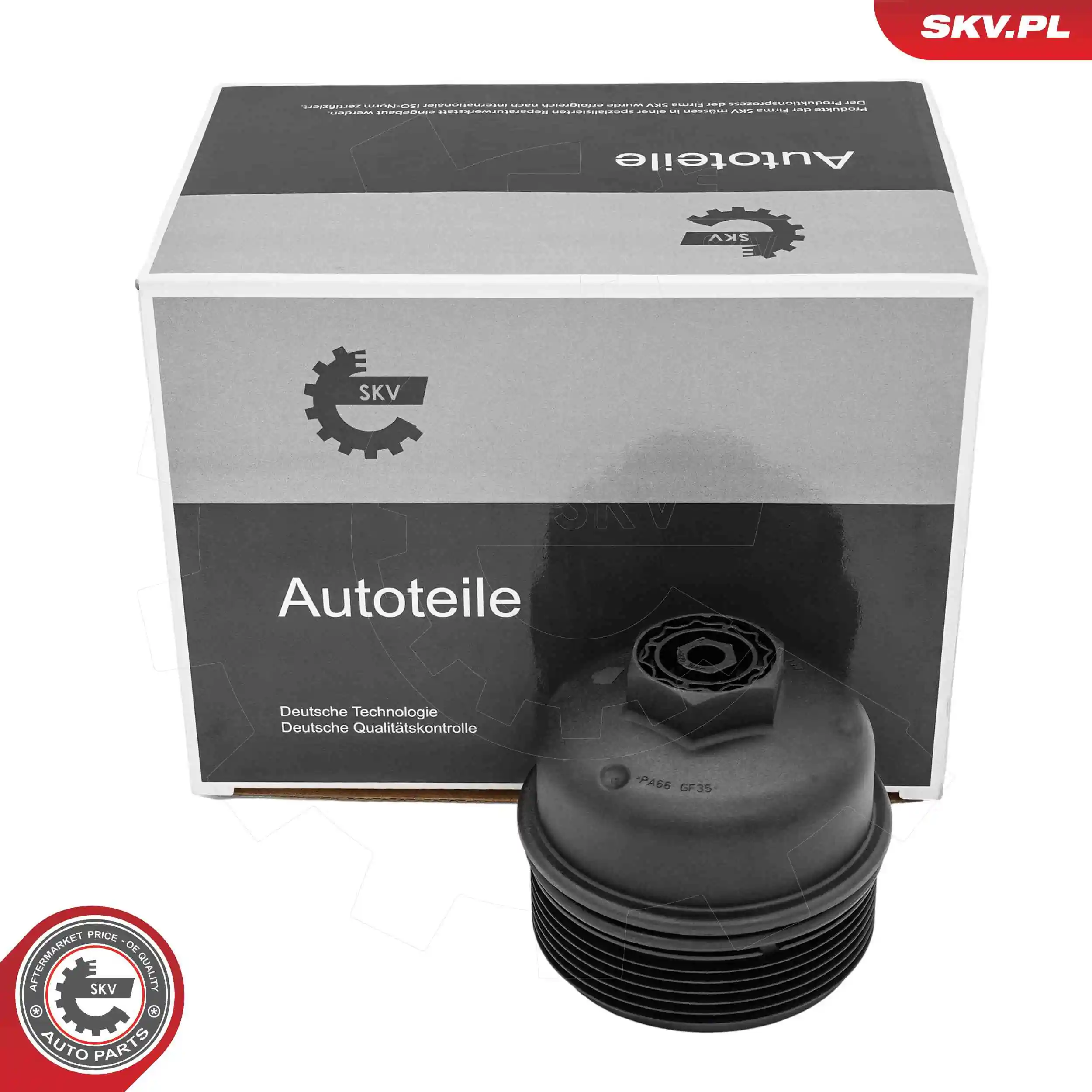 Cap, oil filter housing